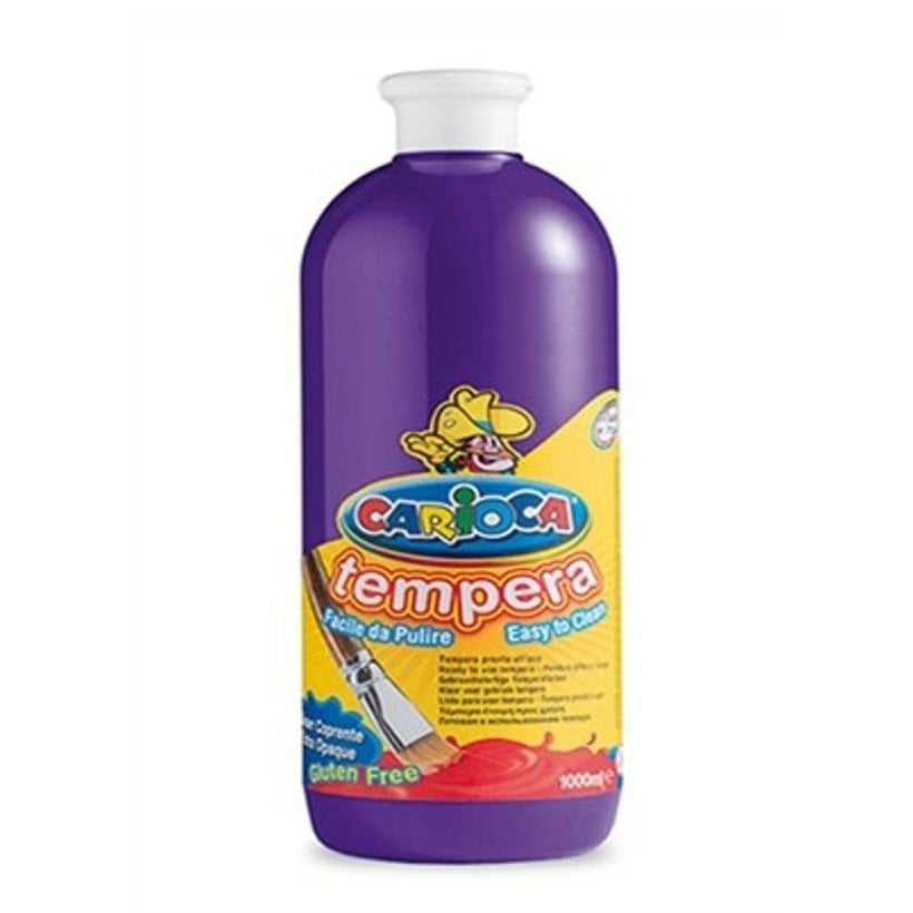 Carioca Tempera Boya 1000ml MOR (Parmak Boyası)