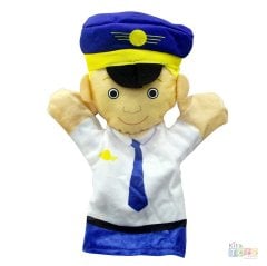 Pilot Peluş El Kuklası (Meslekler Kuklası)
