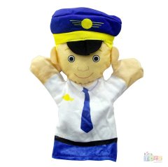 Pilot Peluş El Kuklası (Meslekler Kuklası)