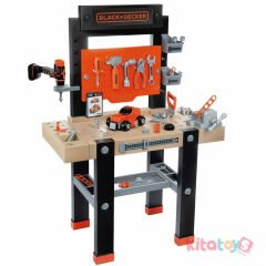 Black+Decker Tamir Tezgahı Seti Smoby (Oyuncak Bricolo Center Workbench Takımı) 7600360727