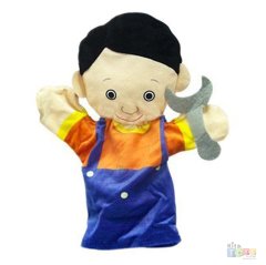 Tamirci El Kuklası Pelüş (Meslekler Kuklaları)