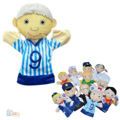 Futbolcu-Sporcu El Kuklası Pelüş (Meslekler Kuklaları)