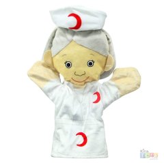 Hemşire El Kuklası-Peluş (Meslekler Kuklaları)