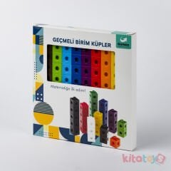 Geçmeli Birim Küpleri 100 Parça (Çok Amaçlı Matematik Cubes) Gürbüz