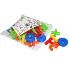 Tekerlekli Borular 72 Parça Lego (Yapı Oyuncakları)