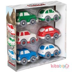 Kırılmaz Mini Arabalar 6'lı (Oyuncak Taşıtlar Minik Otomobil)