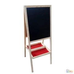 Ahşap Yazı Tahtası Çift Taraflı (Ayaklı)