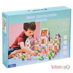 Mimari Yapı Blokları 268 Parça (Ahşap İnşa Lego Oyuncakları) 2102103