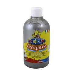 Tempera Boya 500ml Metalik GÜMÜŞ (Parmak Boyası)