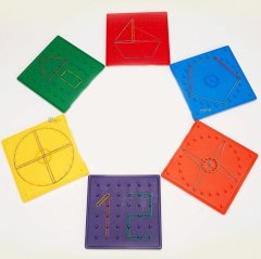 Geometri Tahtası (Lastik Şekiller) 122 Eğitim Gereci