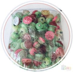 Kurmalı Topaç 48'Li (Fırıldak) Eğitici Nostalji Plastik Oyuncak