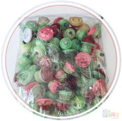 Kurmalı Topaç 48'Li (Fırıldak) Eğitici Nostalji Plastik Oyuncak