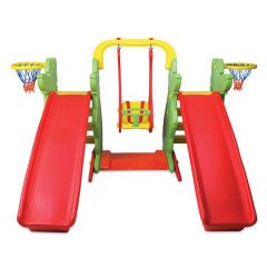 Kaydıraklı Salıncak Set Anaokulu Oyun Parkı