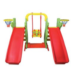 Kaydıraklı Salıncak Set Anaokulu Oyun Parkı