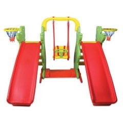Kaydıraklı Salıncak Set Anaokulu Oyun Parkı